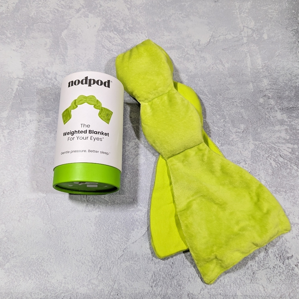 Nodpod Weighted Sleep Eye Mask in Margarita Bright Green